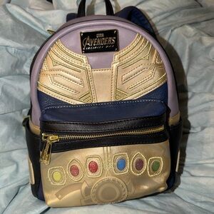 Loungefly Marvel Infinity Saga Mini Backpack - Lavender, Navy, Gold